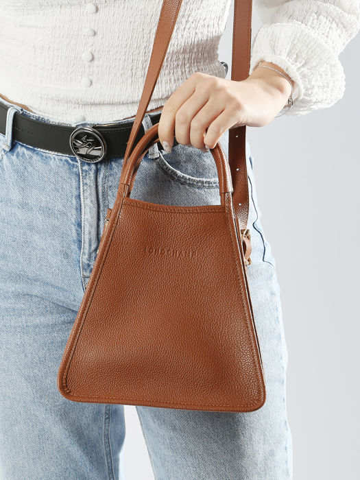 Longchamp Le foulonné Handtas Bruin